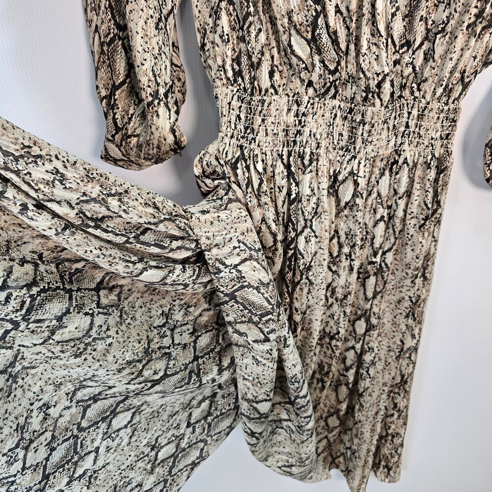 Brochu Walker Olivia Metallic Python Snake Print … - image 7